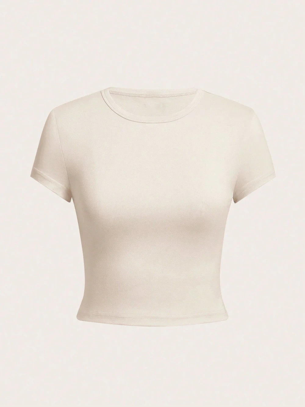 Solid Color Basic Short Sleeve Tee