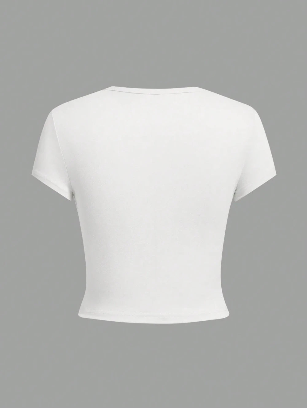 Solid Color Basic Short Sleeve Tee