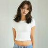 Solid Color Basic Short Sleeve Tee