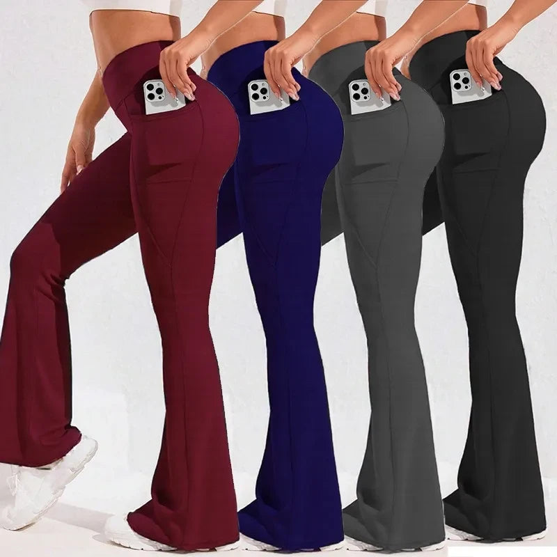 High Waist Flare Yoga Leggings