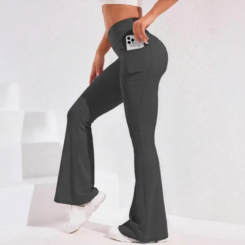 High Waist Flare Yoga Leggings