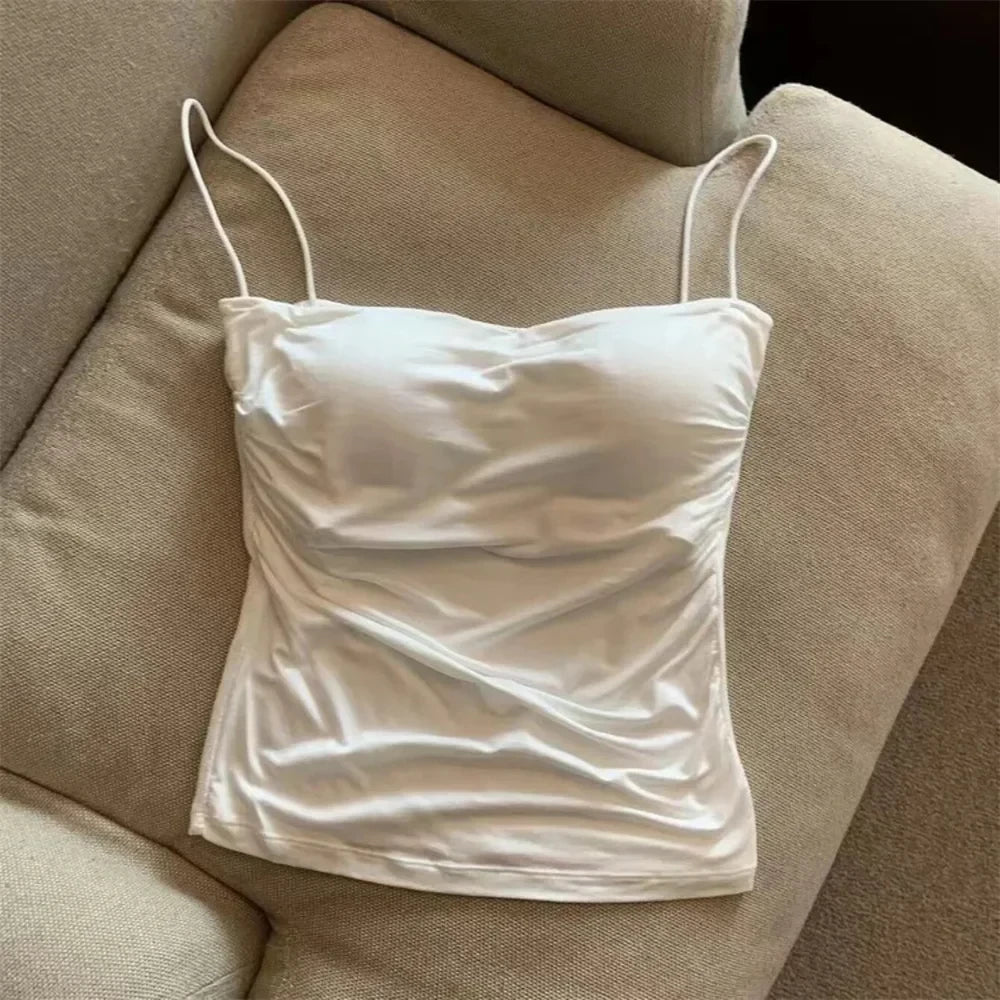 Waist Pleated Corset Top