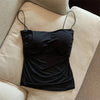 Waist Pleated Corset Top