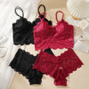 Wire Free Lace Bra Set